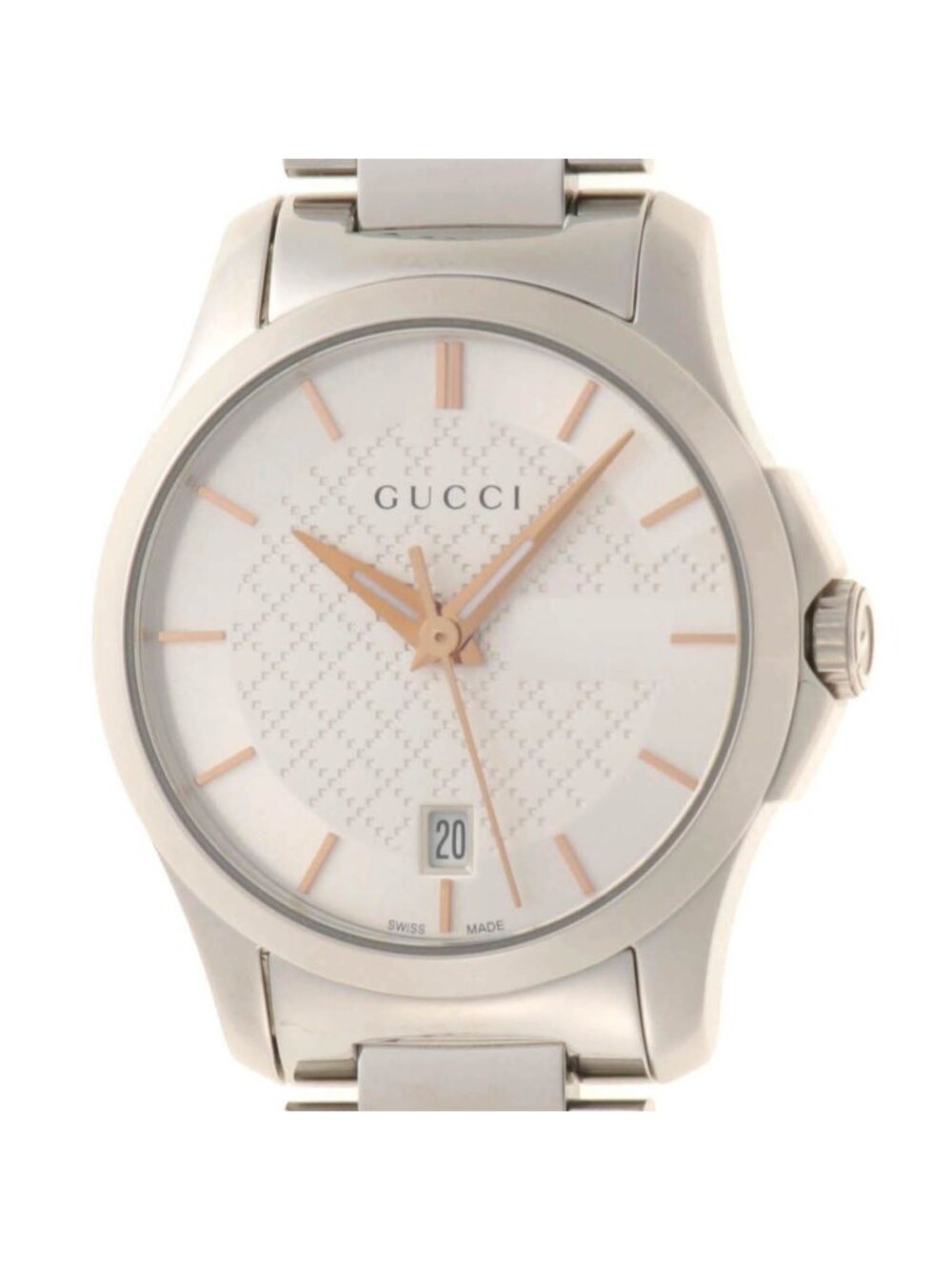 Gucci G-Timeless Watch Steel Silver Dial Quartz